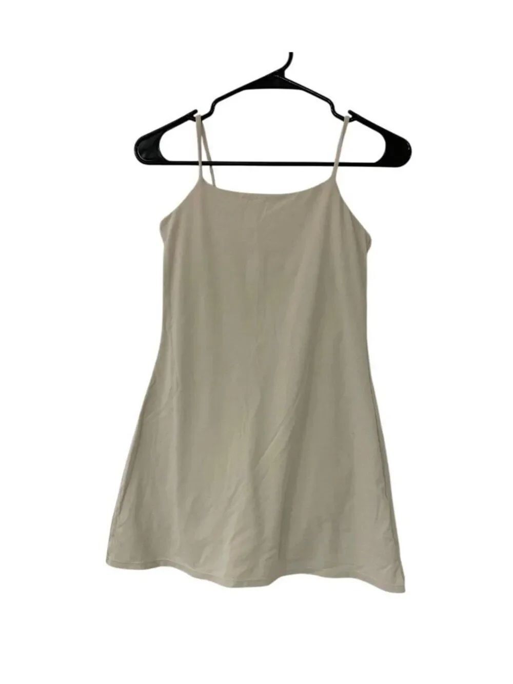 Oysho Women Comfort Mini Dress Romper Size XS off white stretch  1200/222 NWT